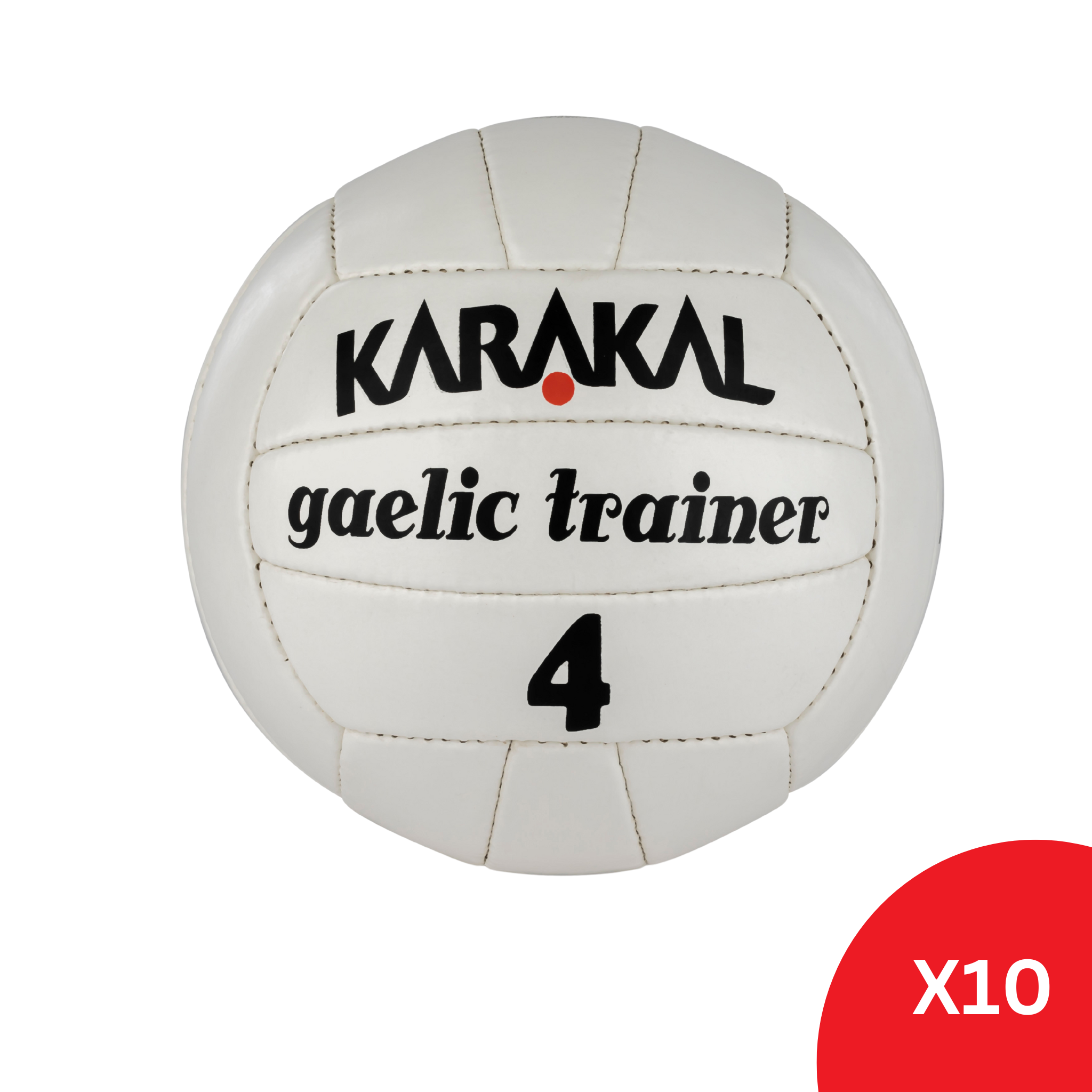 Karakal Gaelic Trainer Ball Size 4 - 10 Pack