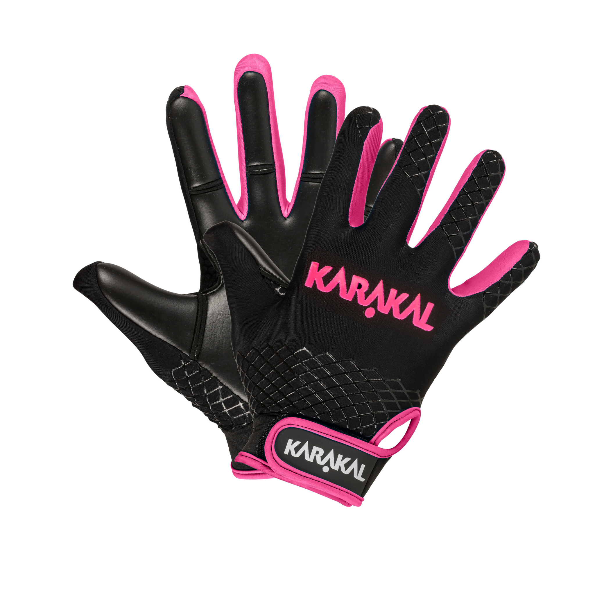 Karakal Web Gaelic Glove Black Pink