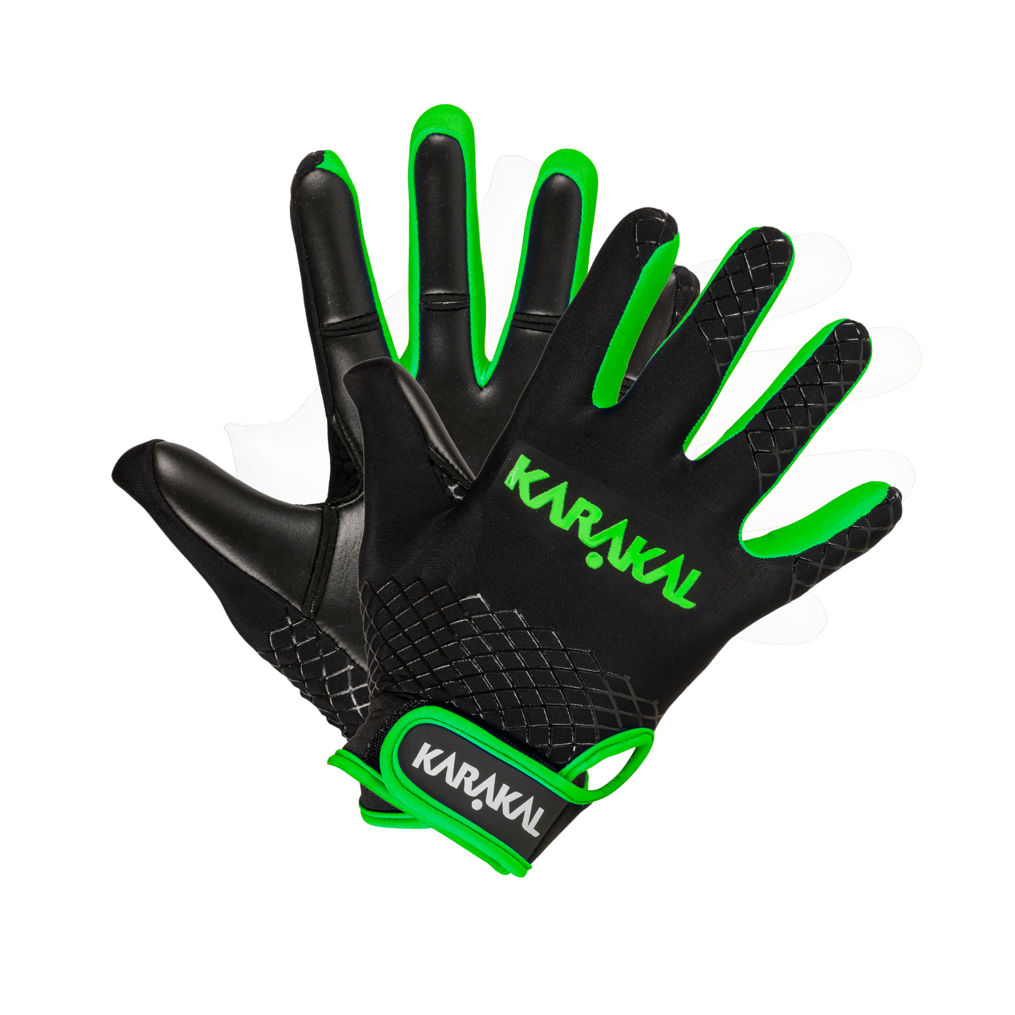 Karakal Web Gaelic Glove Black Green
