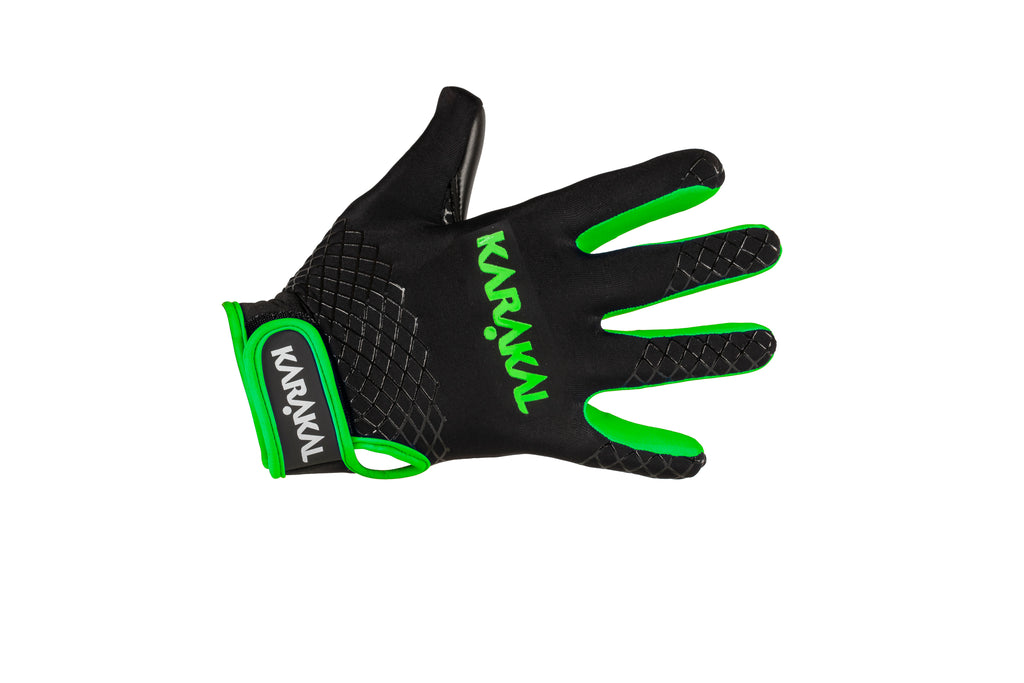 Karakal Web Gaelic Glove Black Green