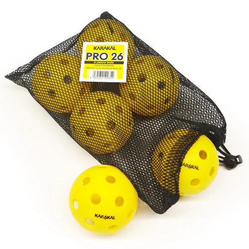 Karakal Pro 26 Indoor Pickleballs (Pack of 6)