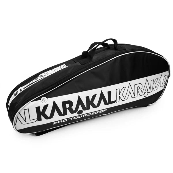 Karakal Pro Tour 2.0 Match, 4 Racket Bag White