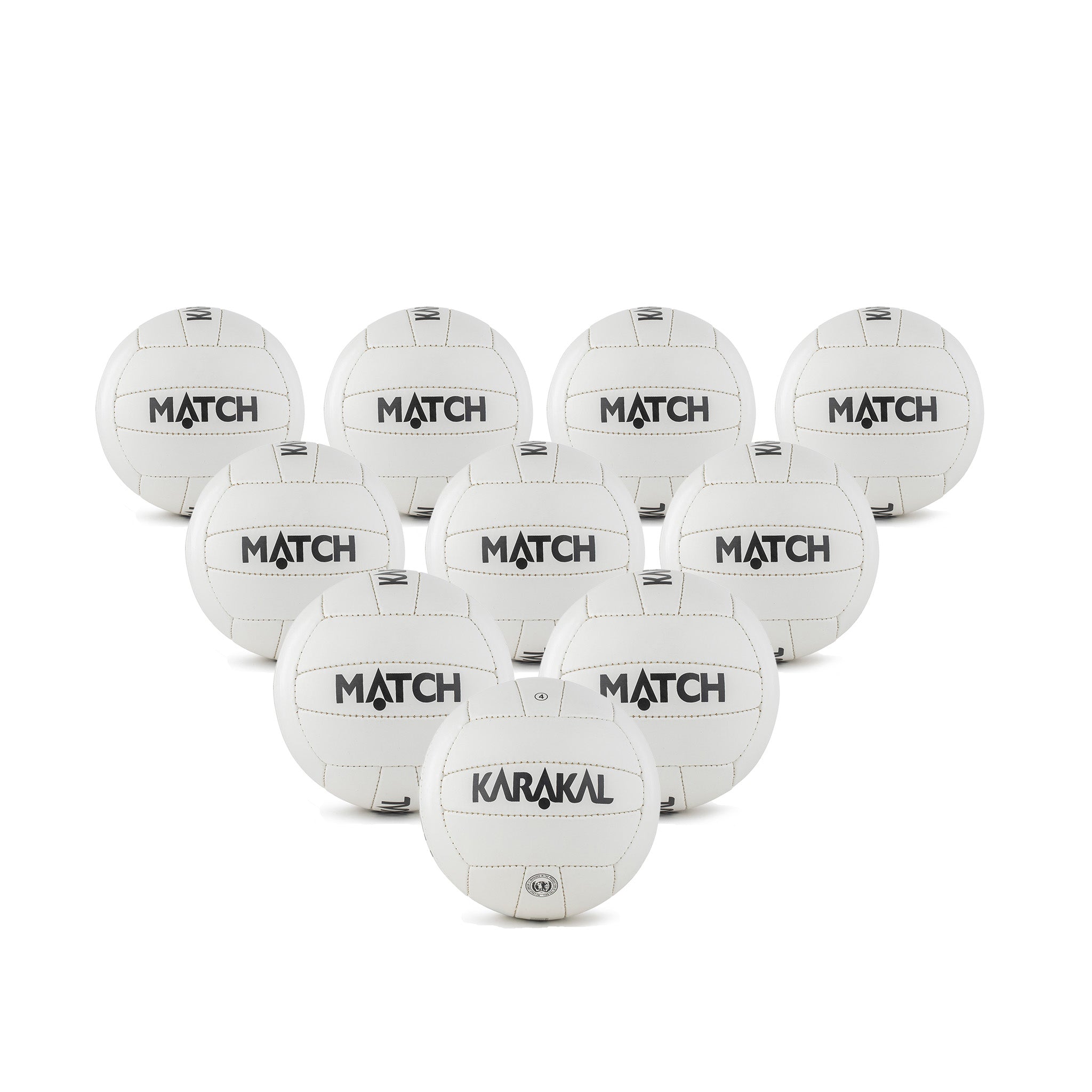 Karakal Gaelic Match Ball Size 4 - 10 Pack