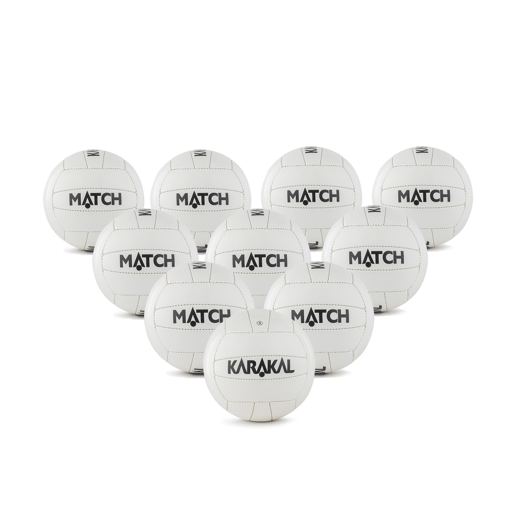 Karakal Gaelic Match Ball Size 5 - 10 Pack