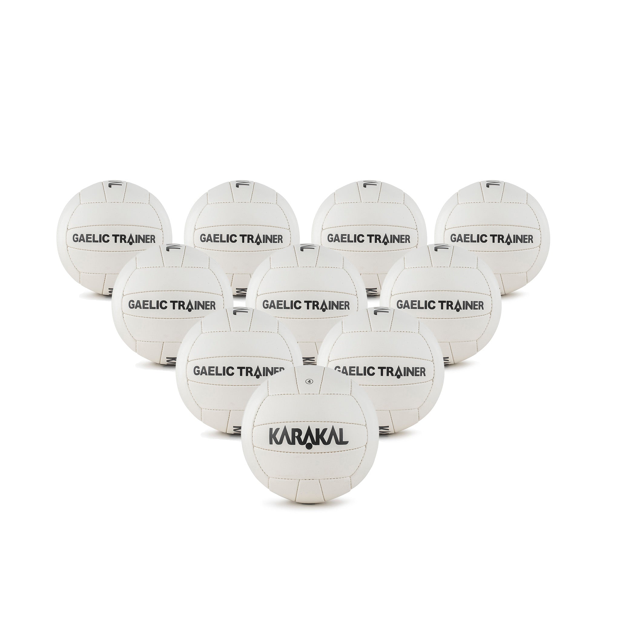 Karakal Gaelic Trainer Ball Size 4 - 10 Pack