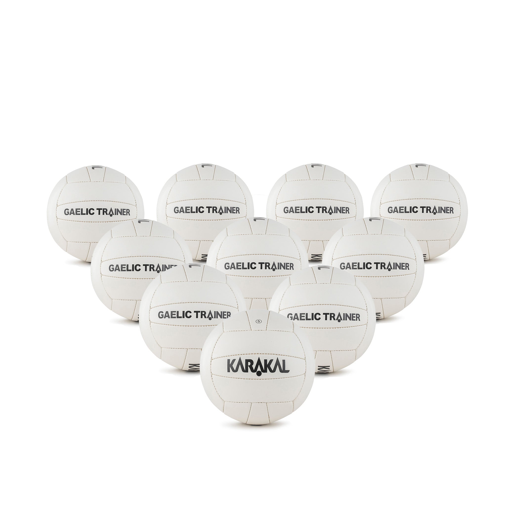 Karakal Gaelic Trainer Ball Size 5 - 10 Pack