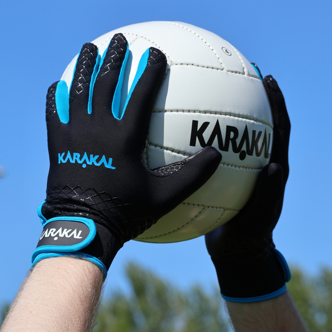 Karakal Web Gaelic Glove Black Blue