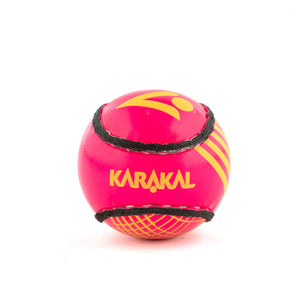Karakal Junior Training Sliotar - Fluo Yellow/Pink