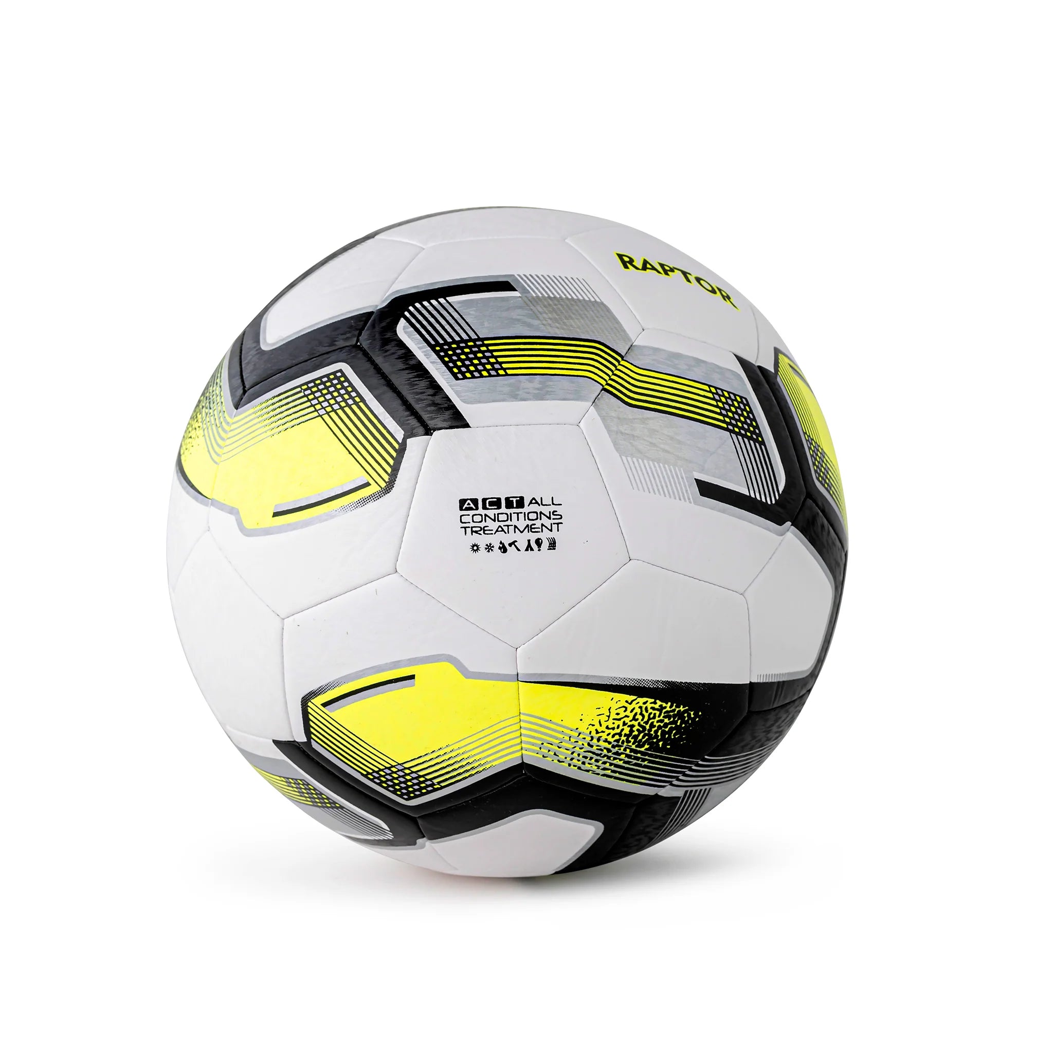 Raptor Wave Training Soccer Ball Neon Yellow