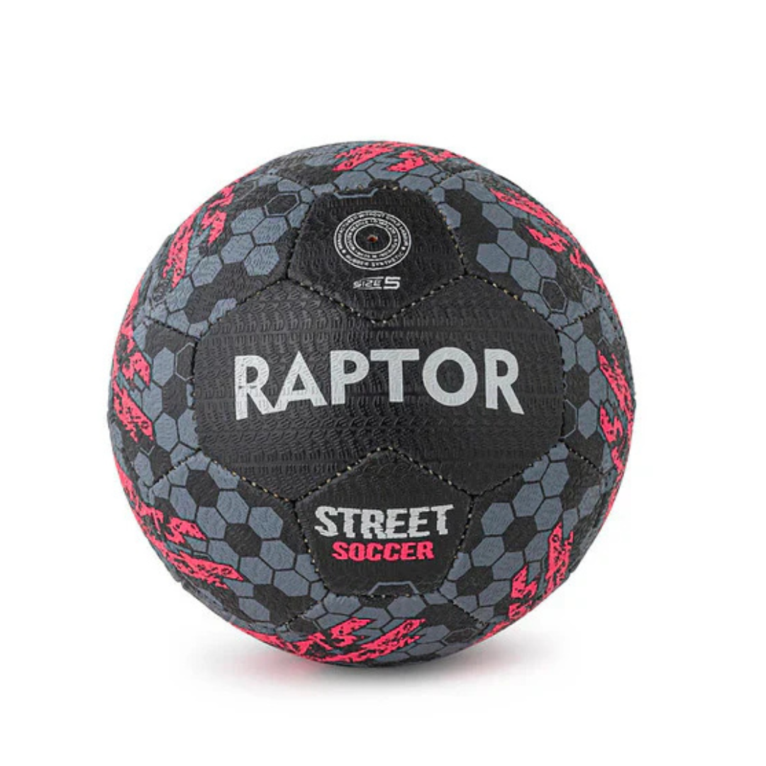 Raptor Street Soccer Ball 2.0 Neon Pink Black