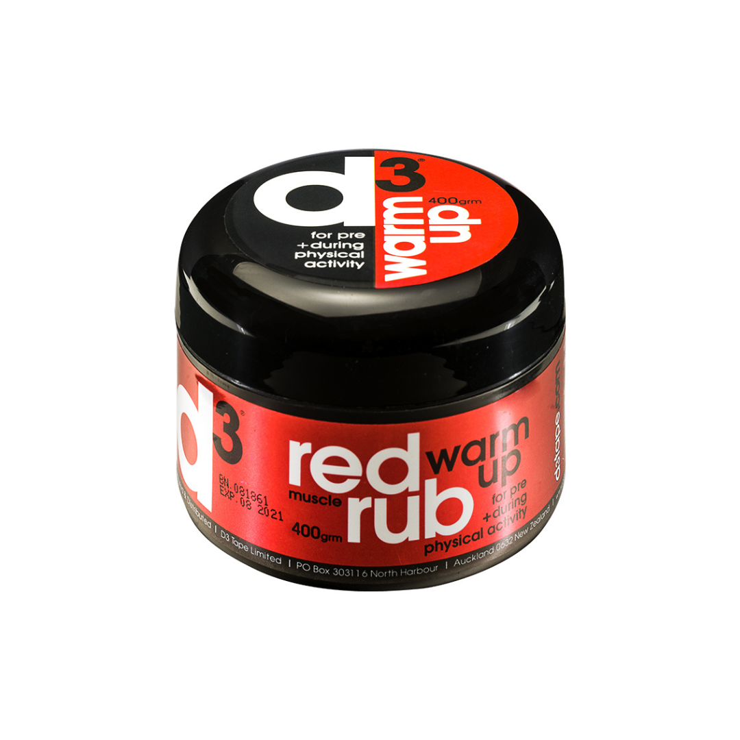 d3 Red Muscle Warm Up Rub