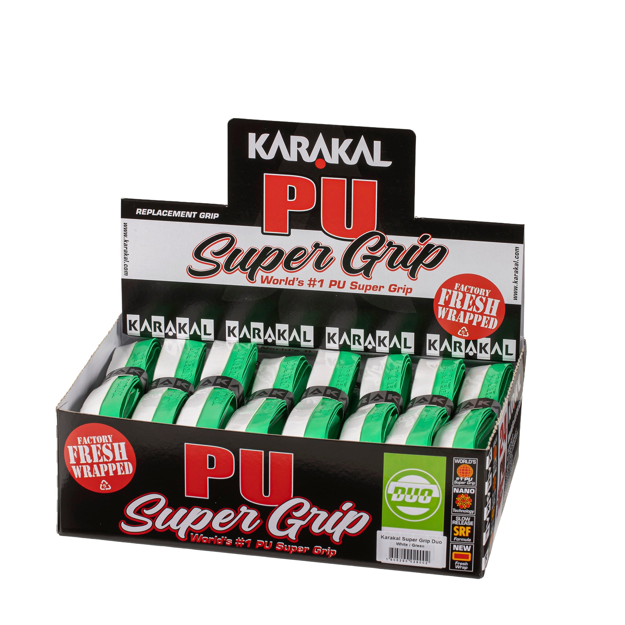 Karakal Duo Grip- Green/White