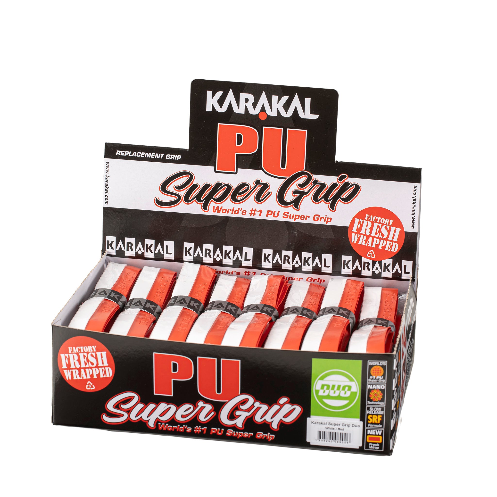 Karakal Duo Grip- Red/White