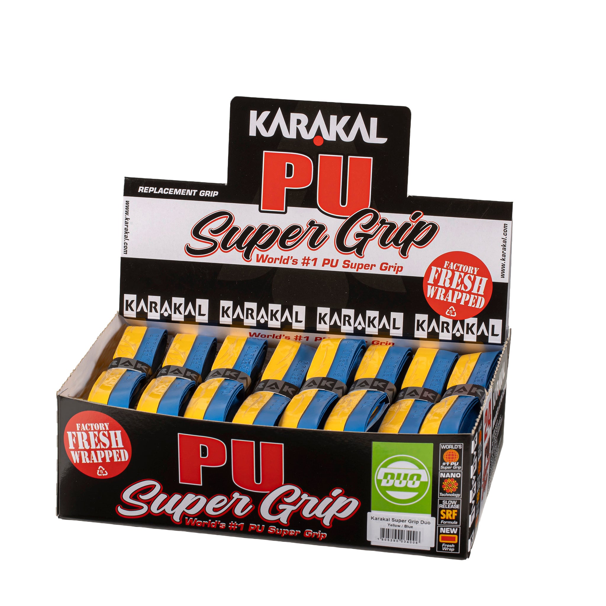 Karakal Duo Grip - Blue/Yellow