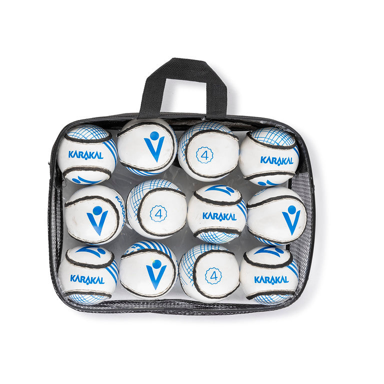 Karakal Training Sliotar Size 4 - White/Royal