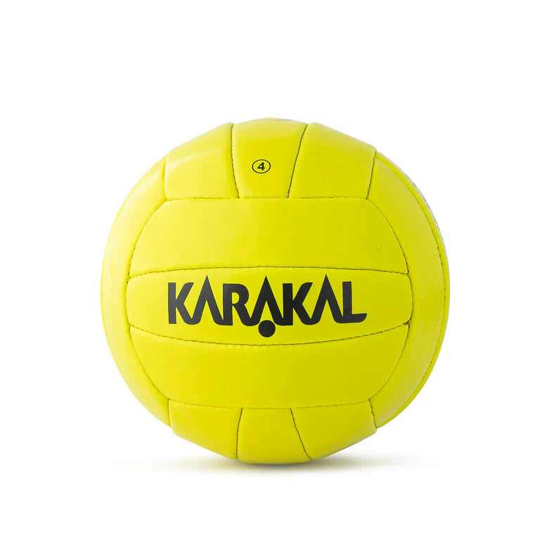 Karakal Gaelic Trainer Ball Size 4 (Flou Yellow) - 10 Pack