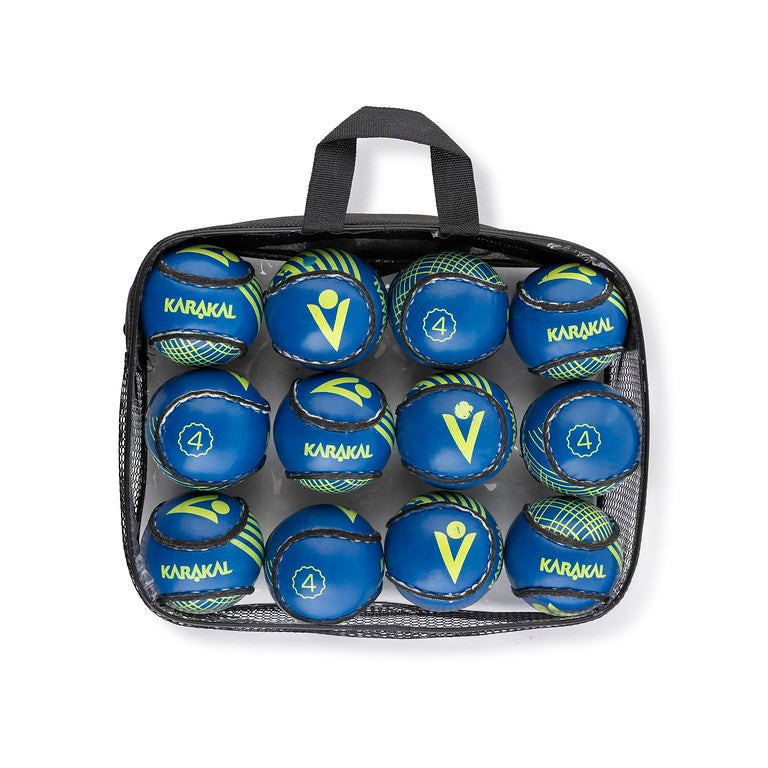 Karakal Training Sliotar Size 4 - Blue/Yellow x12