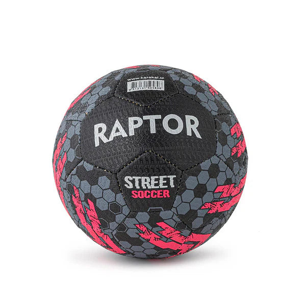 Raptor Street Soccer Ball 2.0 Neon Pink Black