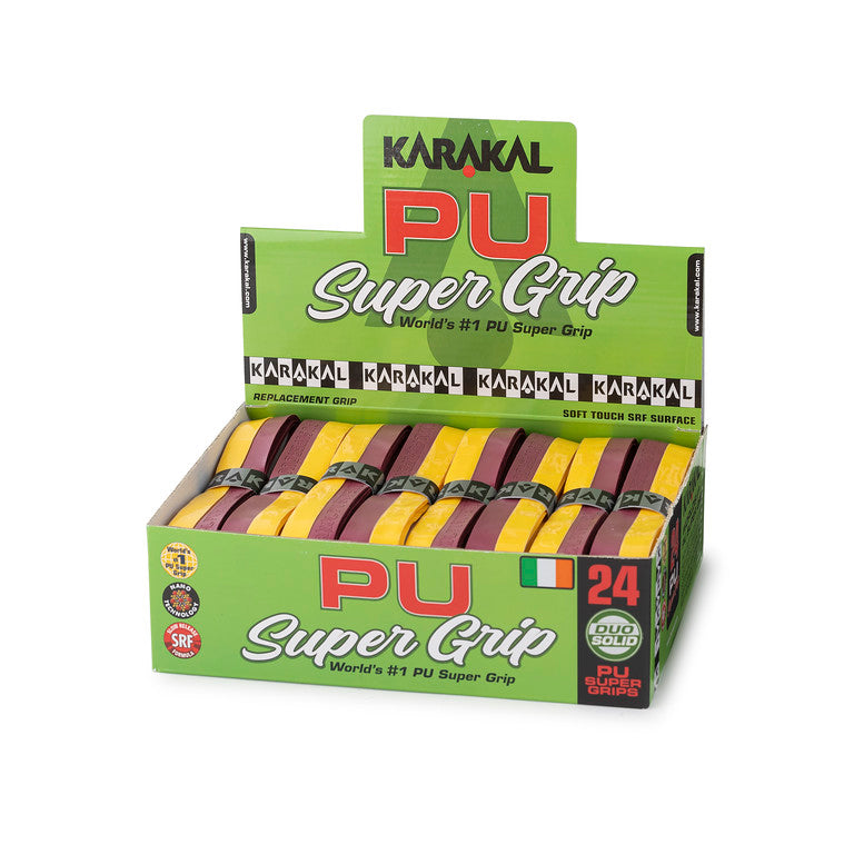 Karakal Duo Grip- Maroon/Yellow
