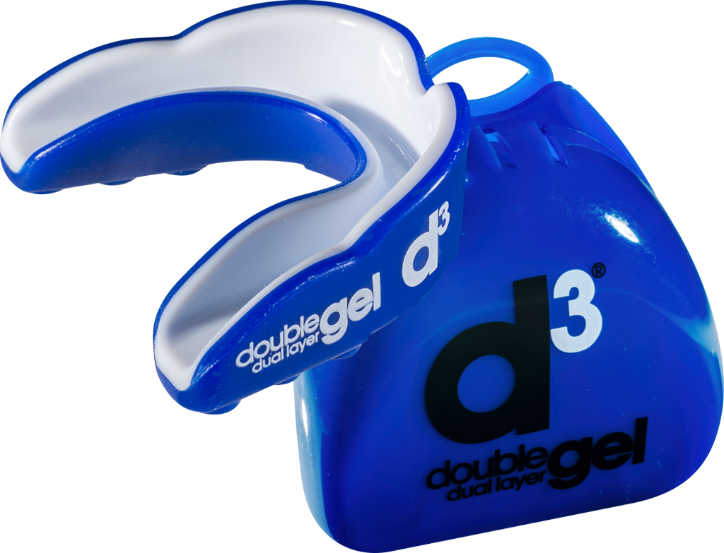 d3 Mouth Guard - Blue/White