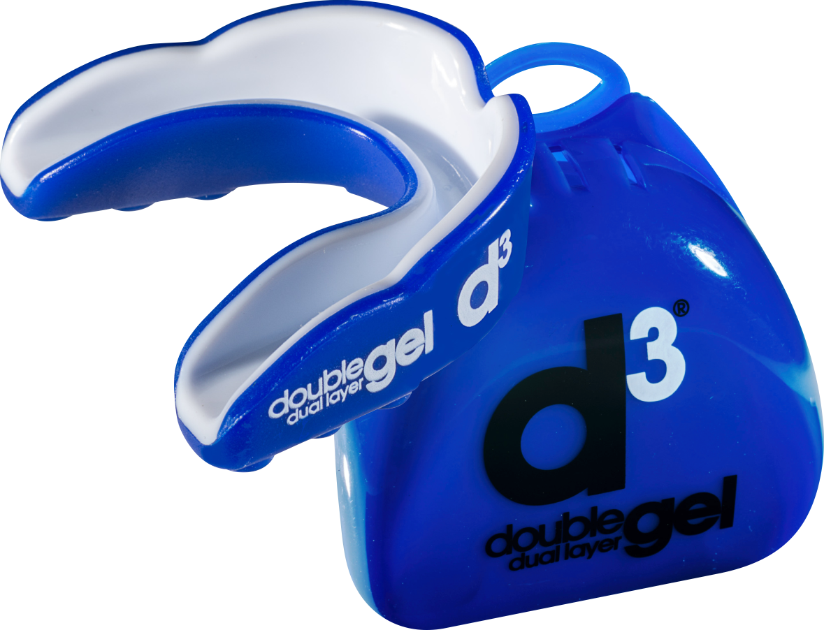 d3 Mouth Guard - Blue/White