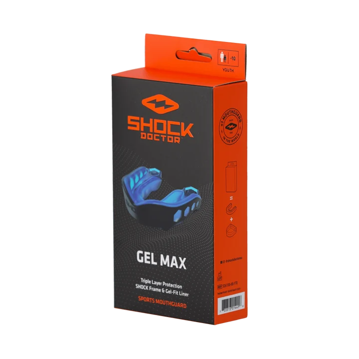 Shock Doctor Gel Max V2 - Black Blue