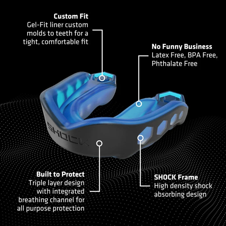 Shock Doctor Gel Max V2 - Black Blue