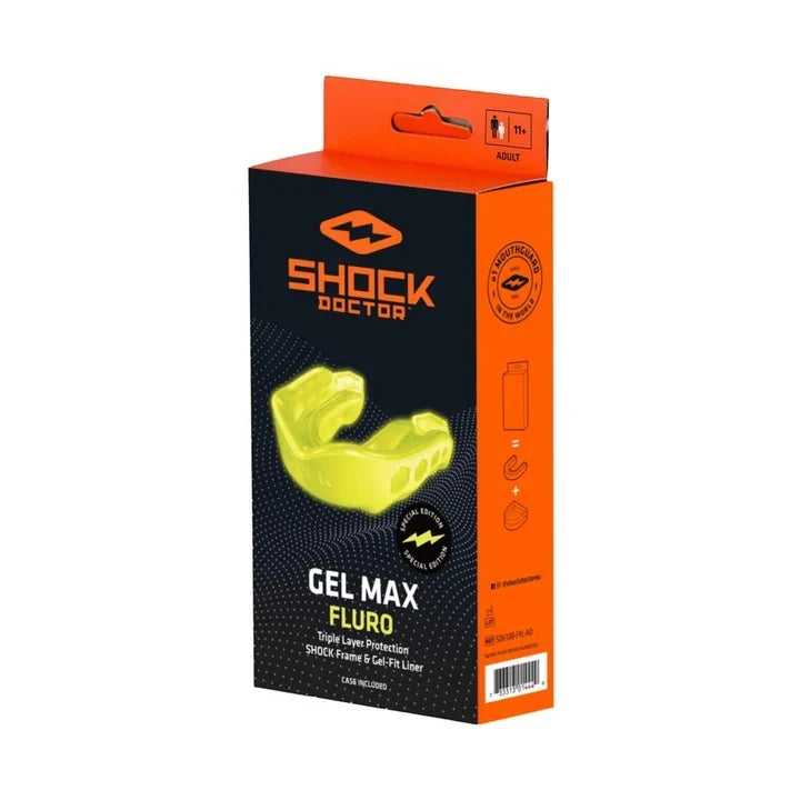 Shock Doctor V2 Gel Fluro Yellow