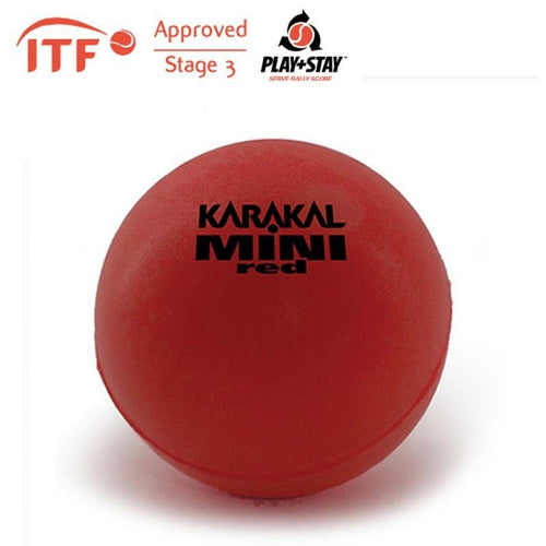 Karakal Mini Foam Red Tennis Balls (x12)