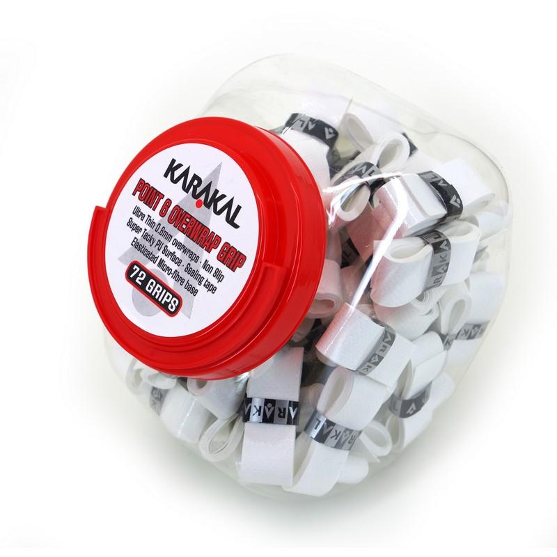 Karakal Nano 60 Overwrap Grip - White