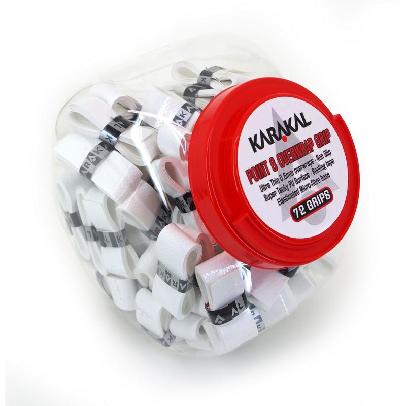 Karakal Nano 60 Overwrap Grip - White