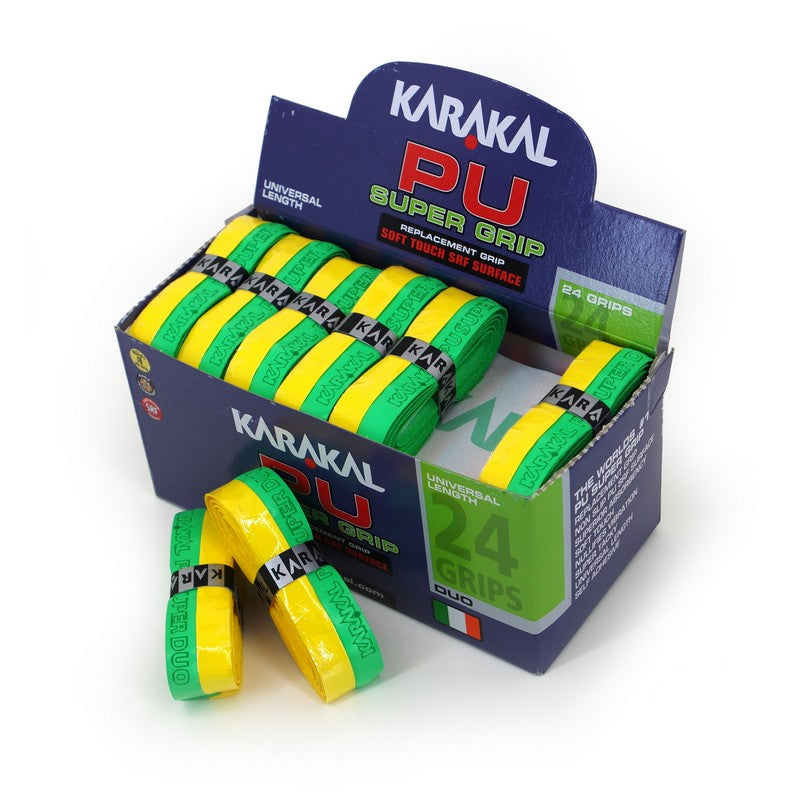 Karakal Duo Grip- Green/Yellow
